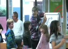 Children meet the people writing the books they love to read